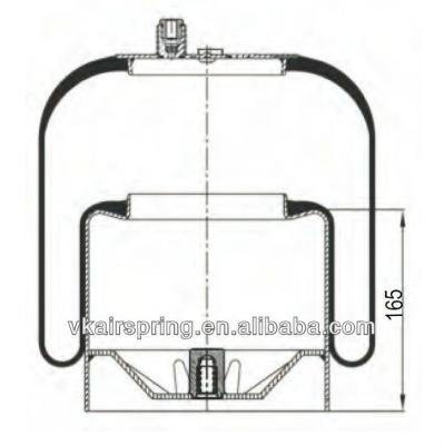 Chine Des 942.320.01.21 Mercedes Air Springs 4390NP01 Contitech 9505 sacs de tour d'air de Goodyear à vendre