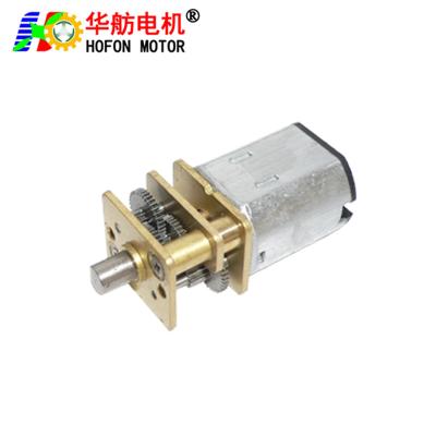 China Hofon Motor GM12-N10VA Mini Electric Reduction Metal DC Gear Motor For Intelligent Robots Toy 3V 5V 6V 12V en venta