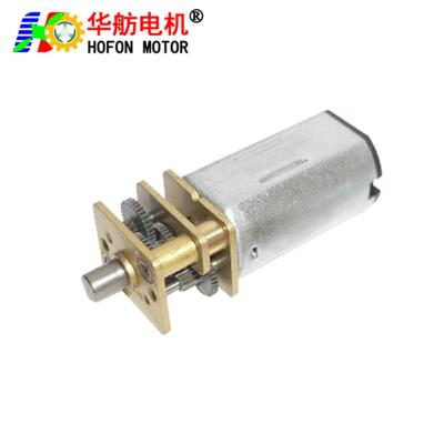 China Hofon Motor Mini DC Gear Motor Hofon Motor GM12-N30VA Permanent Magnet Brush DC Motor With Reduction Gearbox en venta
