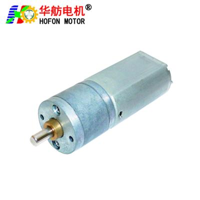 China Hofon China Supplier Hofon Motor Hot Sell DC High Torque Electric Motor With Reduction Gear DC Motor 20mm 12V 24V for sale