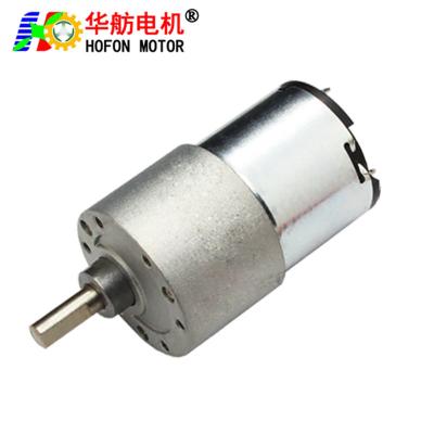 China Hofon Motor 37mm GM37-3429SA DC micro brushed gear motor large torque for intelligent closestool 5V 12V 24V for sale