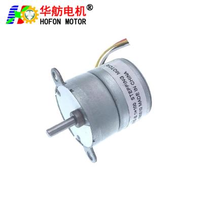 China Hofon 25mm SM25-024S DC high torque Stepping reduction Stepper Two Phase Geared Stepper Motor with Gear 0.15° Step Angle Te koop