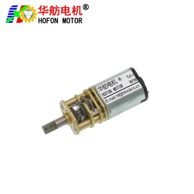 中国 Hofon 8mm DC micro reduction motor brushed gear motor Small volume large torque for Optical lens 販売のため