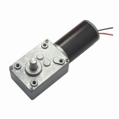 China 12V / 24V Metal Worm Drive Motor , Automobile Clutch DC Worm Motor for sale