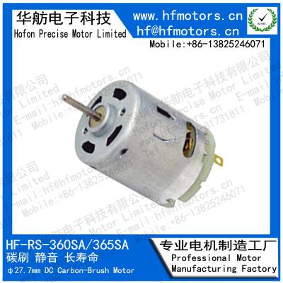 China 6600RPM 60mA 24V High Torque Brushed Motor RS-360SA for sale