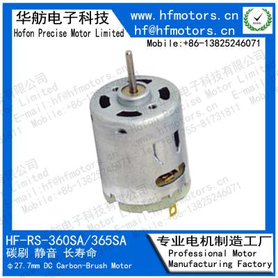Chine RS-360SA 6V 12V 6600RPM 27.7mm Brushed DC Electric Motor à vendre