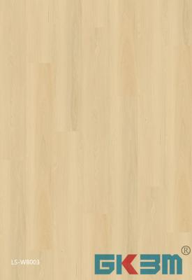 China Ls-W8003 maak de Vuurvaste anti-Boisis Antislip Heldere Bruine Plank van de Luxe Vinylbevloering waterdicht Te koop