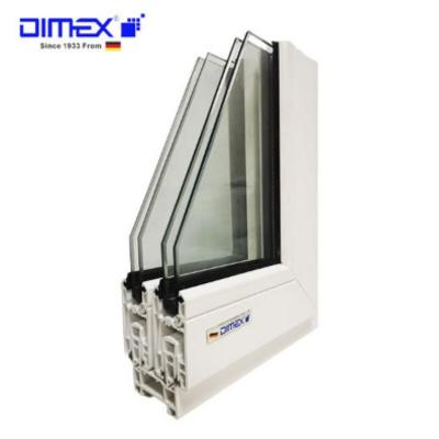 中国 Germany Dimex High UV L60 uPVC Window Profiles 販売のため