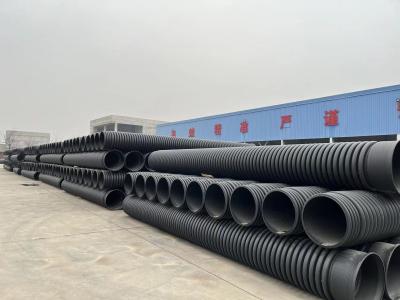 China GKBM Greenpy SN2 SN4 HDPE PE Double Wall Corrugated Pipe DN200-DN500 en venta