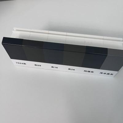 China Grey UPVC Casement Window Profiles GKBM New 60B Thermal Insulation en venta