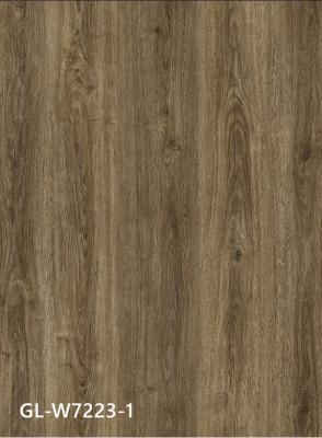 China Antibacterial SPC Flooring Fireproof Oak Wood Grain GKBM Greenpy GL-W7223-1 for sale