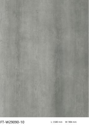 China GKBM Greenpy FT-W29090-10 Click Waterproof Fireproof Gray Luxury Stone Polyvinyl Composite Herringbone SPC Flooring for sale