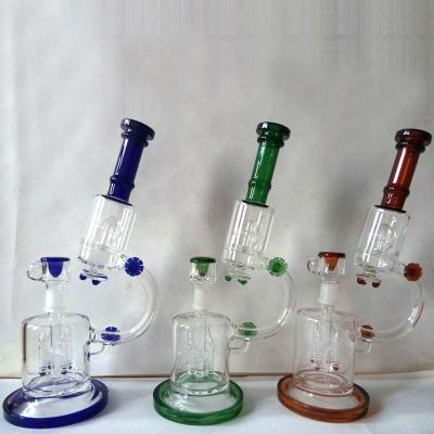 China Handmade Transparent Hookah smoking Can 13Inch Customize glass smoking tubes for sale