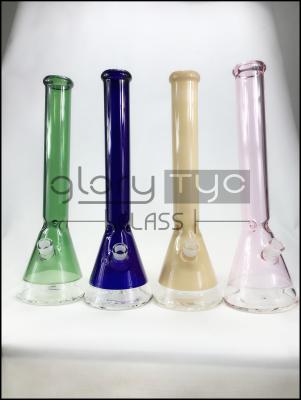 China Tyc.3 Beaker glass water smoking pipe 18 Inches tobacco glass bongs for sale