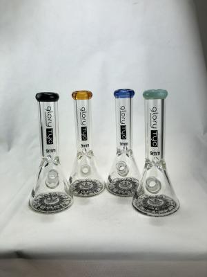 China 12 Inch Glass Bong 9mm Thickness Glass Wall Super Heavy Water Pipes for sale