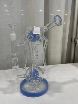 China Handmade Hookah Transparent Glass Pipe Can Customize 12 Inch for sale