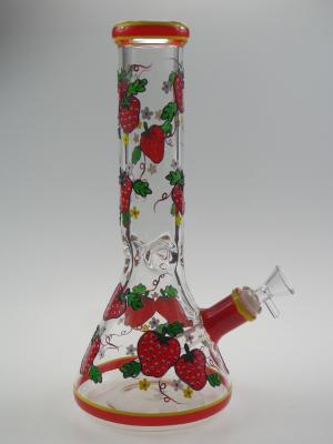 China Beaker Pyrex Glass Water Pipes Female 14 Joint Oil Rigs Handmade Blown Glass Bong for sale
