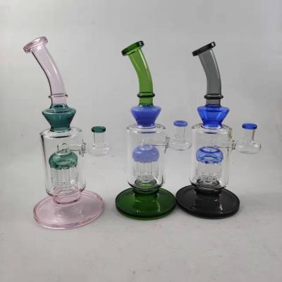 China Smoking Water Borosilicate Glass Shisha Pipe Shisha Heavy Neck 12Inch for sale
