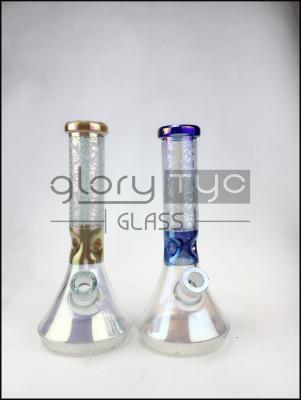 China El vidrio de Borosilicate del hielo Bongs el cubilete Drippy tubo que fuma del pelele multicolor de 10 pulgadas en venta