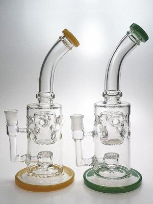 China HandBlown Pyrex 10 Inch Glass Water Bong 14mm For Weed Dry Herb for sale