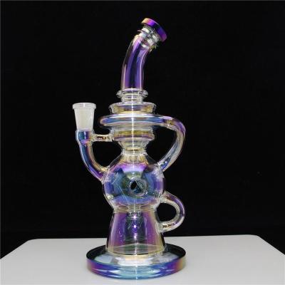 China 8 Inch Oil Rig Glass With 14mm Quartz Banger Nail Glass Smoking Pipes Glass Bong for sale