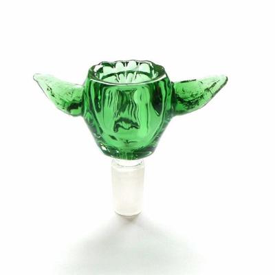 China Funnel Handmade Glass Bongs Accessories Elves Glass Decorative Craft Bowl 14Mm 18mm for sale