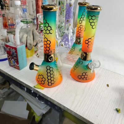 China 12.5Inch Freezable Thick Glass Water Bongs 5mm With 14mm Bowl for sale