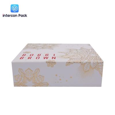 Китай Упаковка сальто складывая кладет ориентированную на заказчика подарочную коробку в коробку упаковочной бумаги 30x28x16cm цвета продается