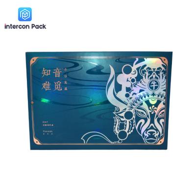 China CMYK que imprimía las cajas de empaquetado del regalo de lujo modificó la caja para requisitos particulares magnética plegable en venta
