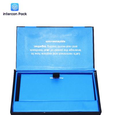 China Interconpack Luxury Gift Packaging Boxes Magnetic Flap Recyclable for sale