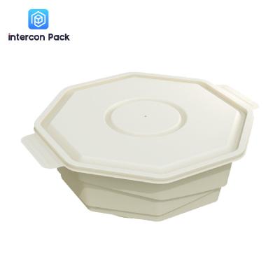 China eco Friendly Paper Pulp Moulded Trays Biodegradable Food Grade for sale