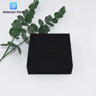 China Matt Lamination Small Jewelry Packaging Boxes Leather filled Paper For Necklace Watch for sale