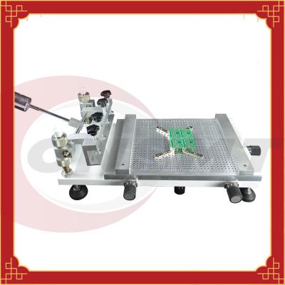 China Impresora de la plantilla de la soldadura del PWB de la máquina de la plantilla de la goma de la soldadura de la mano 320*450m m en venta