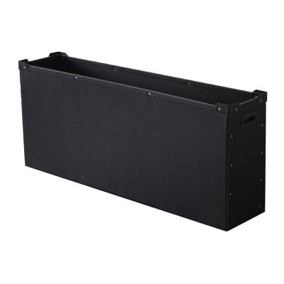 China ODM PCB Waste Turnover Esd Container Box black For pick and place machine for sale