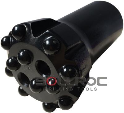 China Herramientas de perforación de martillo de punta fuerte con roscas de botón común / tipo de cuerpo retracado en venta