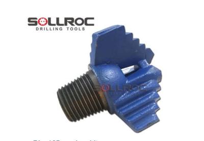 China API 2 3/8'' Thread Blue Color 165mm 3 Wings Drag Bits For Water Well Drilling for sale