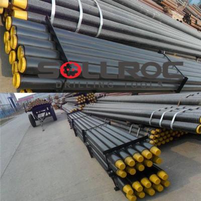 China 102 mm tubo de aço de perfuração preta 4 polegadas de fio de material R780 para perfuração DTH à venda