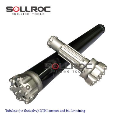 China High Penetration Rate Rock Drilling Dth Hammer DHD340 SGS Certification for sale