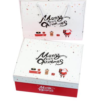 China Rigid ODM Stamping Apparel Packaging Boxes Decorated Christmas for sale