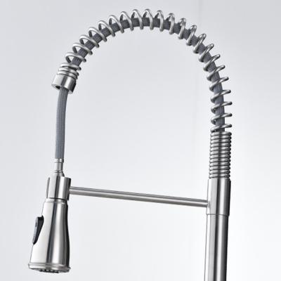 China 360 Degree Swiveling Spring Coil Kitchen Faucet CUPC Ceramic Cartridge Water Tap for sale