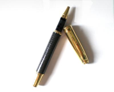 China hgih quality metal roller pen, leather metal roller pen, roller ball pen for sale