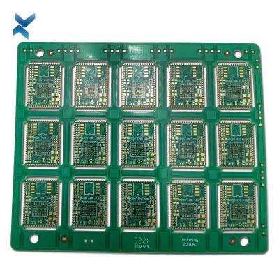 China Half Hole Dark Green Isola PCB Double Side For Electronic Landline for sale