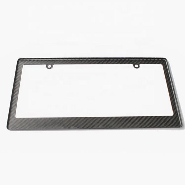 Quality Bmw Audi Carbon Fiber License Plate Frame Slim Line Car License Plate Holder for sale