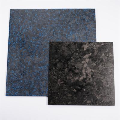 China Thin Solid Carbon Fiber Sheet Blue Black 6.0mm 8.0mm 10.0mm for sale