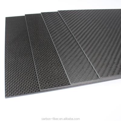 China 100% Pure Ultra Thin Carbon Fiber Sheets Rigid Twill Weave 1.5mm for sale