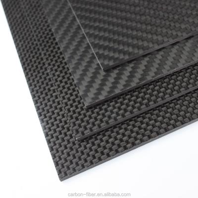 China High Strength Rc Carbon Fiber Sheets 200x300mm 0.5mm 5mm 4mm 3mm Carbon Fiber Plate for sale