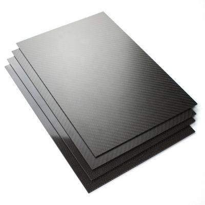 China 5mm 4mm 3mm 2.0mm Pure Carbon Fiber Sheets CNC Cutting for sale