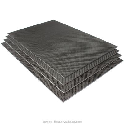 China Factory best selling 3mm 3k laminated carbon fiber sheet in carbon fiber fabric 200*300mm for sale