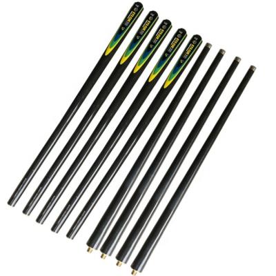 China 6mm 10mm Square Carbon Fiber Tube Pool Cue High Strength Billiards Cue For Club Members for sale