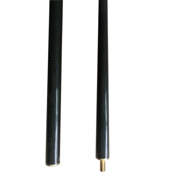 Quality 6mm 10mm Square Carbon Fiber Tube Pool Cue High Strength Billiards Cue For Club for sale